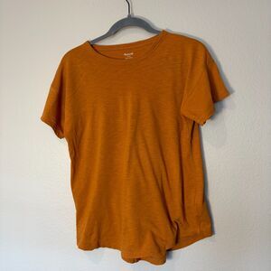 Madewell Cotton Tee Burnt Orange S
